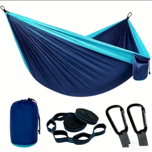Hamaca azul marino combinado con azul claro