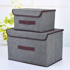 Caja organizadora de tela plegable