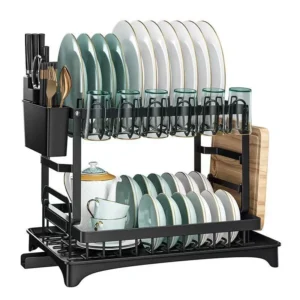estante de cocina completo negro